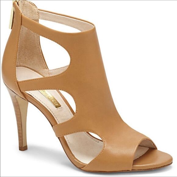 EUC Louise st Cie Sandal Heels lo-Winnie Nude/Tan Size - Picture 1 of 8